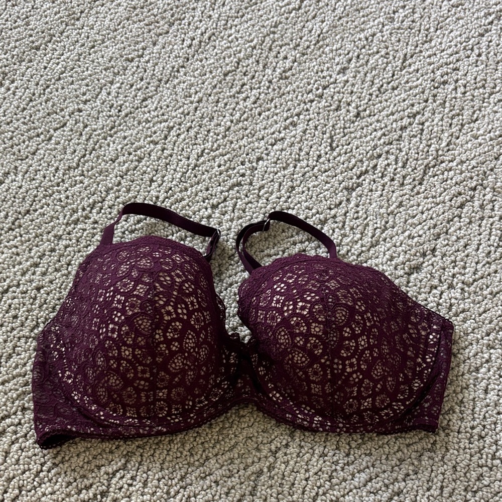 Victoria's Secret Lace Bra - Deep Purple